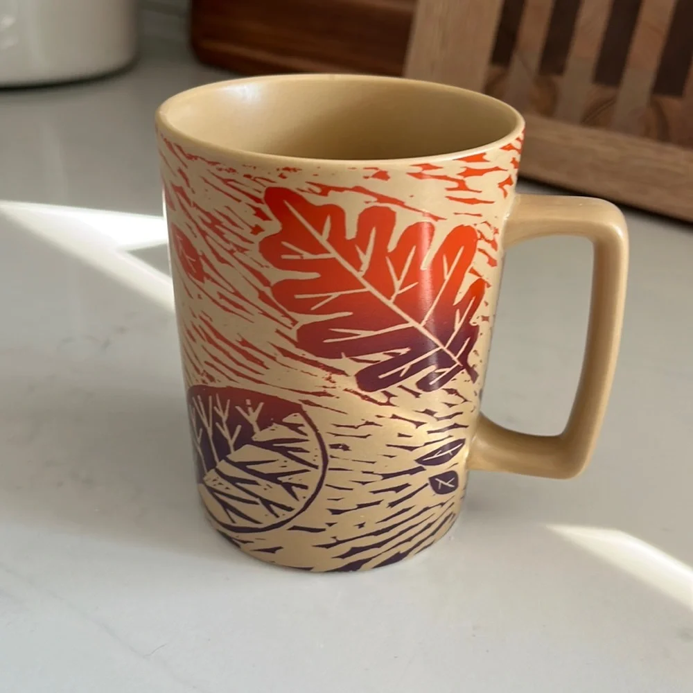 Starbucks Fall Ceramic Mug, used once